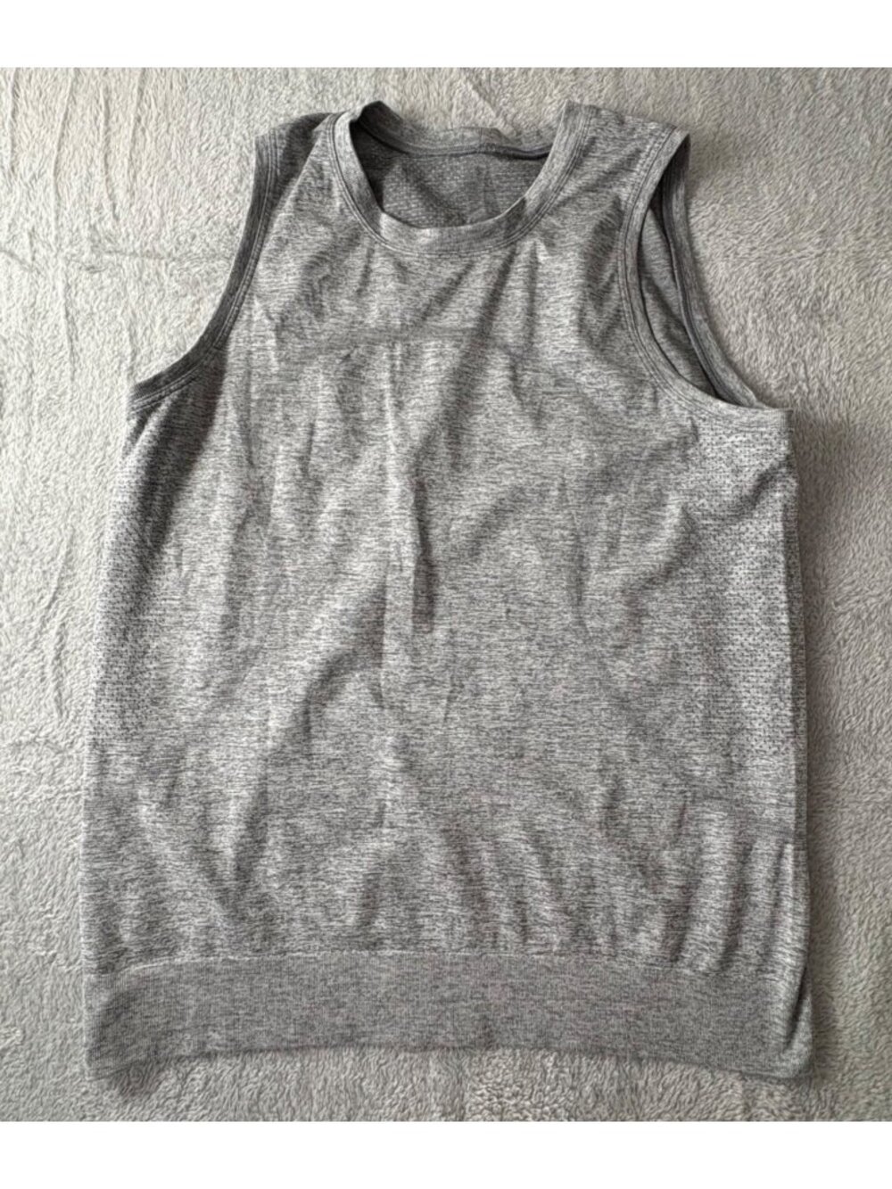 Lululemon Swiftly Tank Top Women 4 6 no tag Gray Seamless Sleeveless